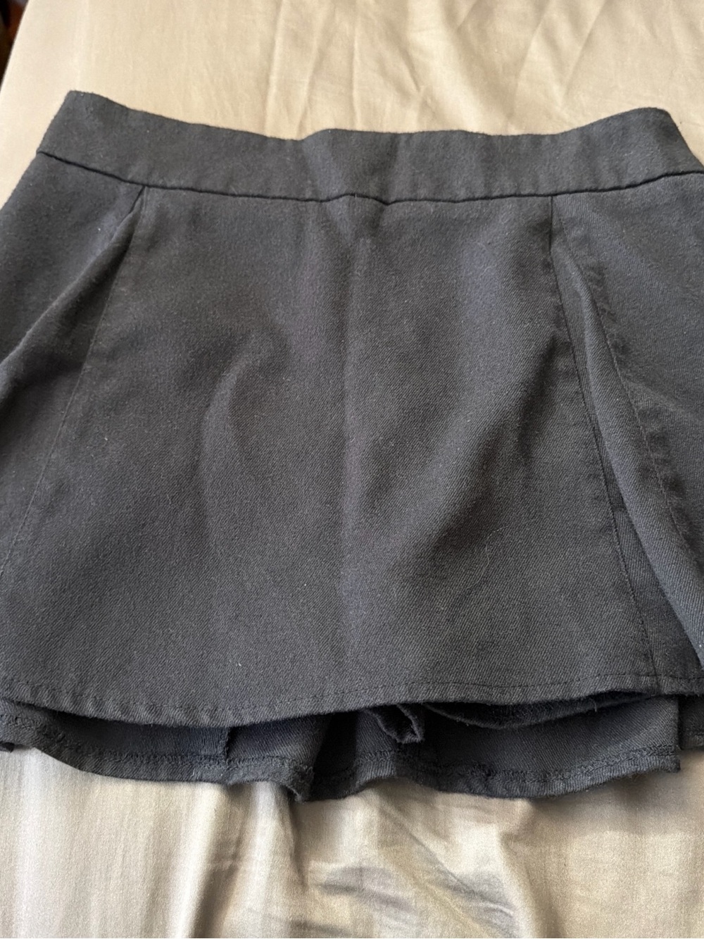 Brandy Melville Black Layered Skort